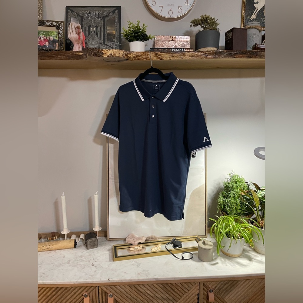 NWT APV Navy Men’s Polo Golf Shirt